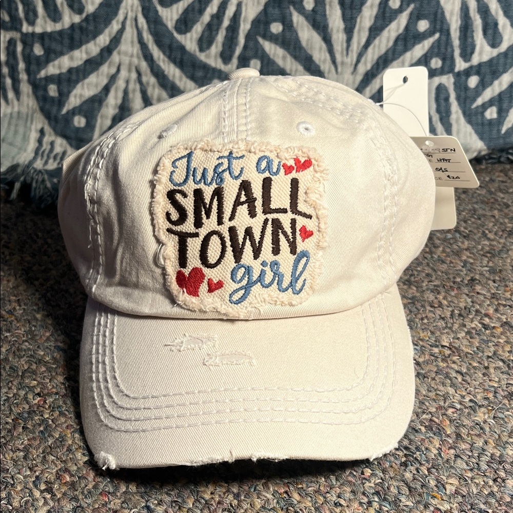 KBETHOS Kids White Cap with Embroidered Design